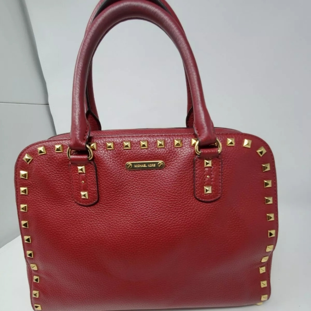 Michael Kors Sandrine Studded Large Satchel